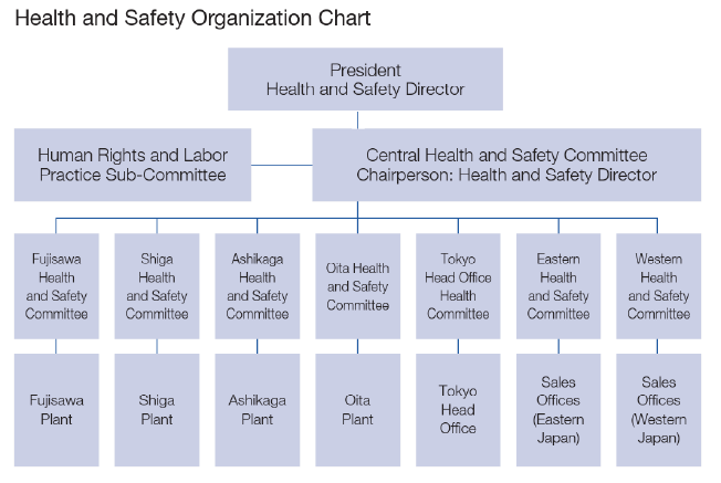 Health and Safety Organization Chart